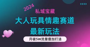 (11541期)私域宝藏:大人玩具情趣赛道合规新玩法,零投入,私域超高流量成单率高-理想项目库