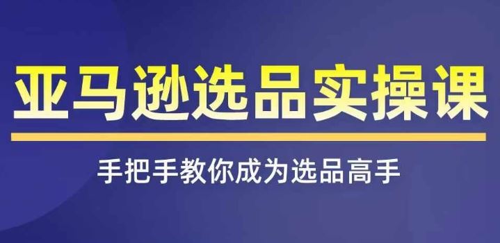 亚马逊选品实操课程，快速掌握亚马逊选品的技巧，覆盖亚马逊选品所有渠道-理想项目库