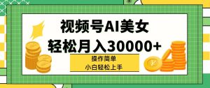 (11812期)视频号AI美女,轻松月入30000+,操作简单小白也能轻松上手-理想项目库