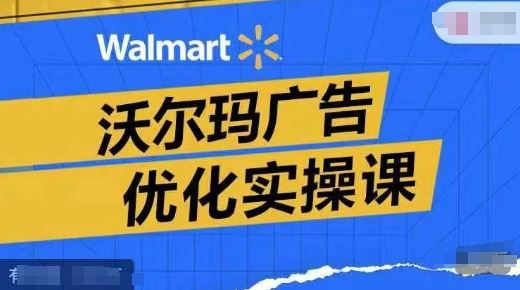沃尔玛广告优化实操课，广告报告实操讲解，广告如何提高转化和ROAS等-理想项目库