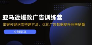 （11858期）亚马逊爆款广告训练营：掌握关键词库搭建方法，优化广告数据提升旺季销量-理想项目库