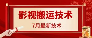 7月29日最新影视搬运技术,各种破百万播放-理想项目库