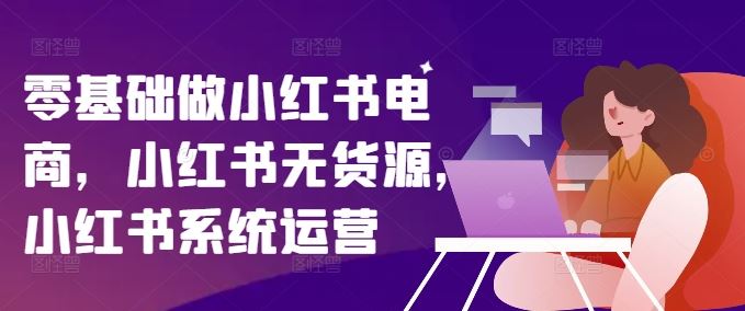 零基础做小红书电商，小红书无货源，小红书系统运营-理想项目库