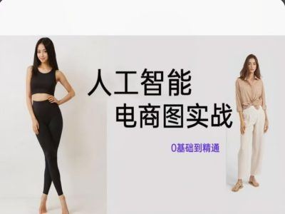 人工智能SD电商图实战，ai绘图0基础到精通-理想项目库