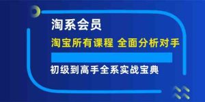淘系会员初级到高手全系实战宝典【淘宝所有课程，全面分析对手】-理想项目库