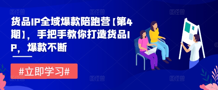 货品IP全域爆款陪跑营【第4期】，手把手教你打造货品IP，爆款不断-理想项目库
