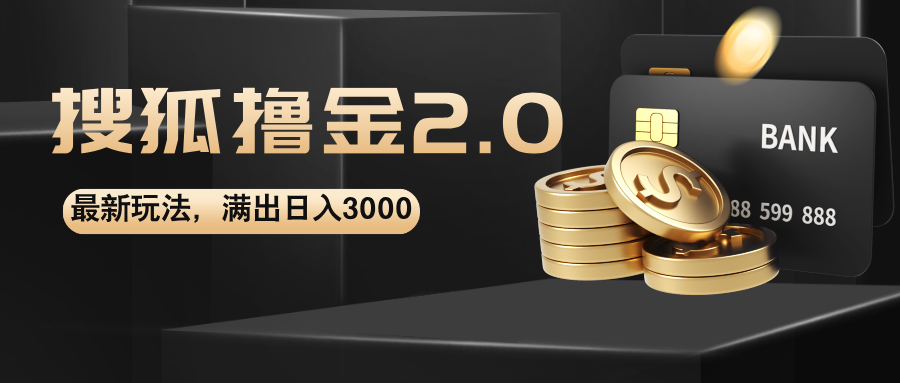 （12212期）搜狐撸金2.0最新玩法，无脑日入3000+，可无限扩大-理想项目库