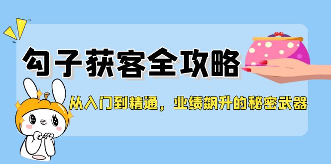（12247期）从入门到精通，勾子获客全攻略，业绩飙升的秘密武器-理想项目库