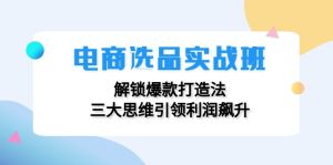 (12398期)电商选品实战班:解锁爆款打造法,三大思维引领利润飙升-理想项目库