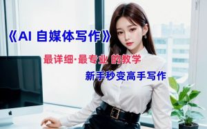 AI自媒体文章创作全网最详细教程,新手秒变写作高手,多方位发展-理想项目库