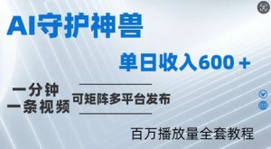 制作各省守护神,100多W播放量的视频只需要1分钟就能完成【揭秘】-理想项目库