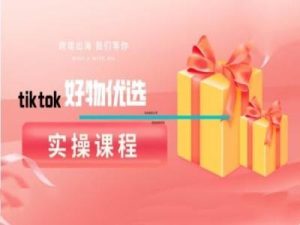 tiktok好物优选实操课程，好物分享操作技巧-理想项目库