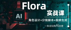 Flora实战课：角色设计+分镜脚本+视频生成，一条龙玩转AI创意-理想项目库