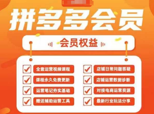 2025拼多多运营实战课，40节全流程教学，覆盖拼多多运营全链路-理想项目库