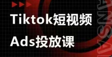 Ads视频投放课，tiktok短视频广告投放课-理想项目库