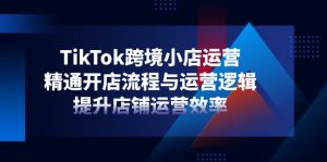 TikTok跨境小店运营，精通开店流程与运营逻辑，提升店铺运营效率-理想项目库