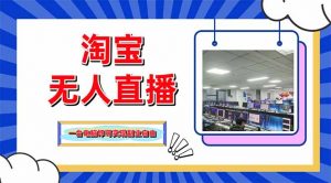 淘宝无人直播带货，单品打爆+搜索流打法，24小时必出单-理想项目库