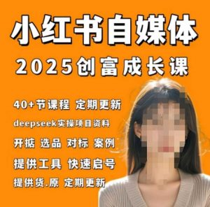 小红书电商自媒体创富课2.0版,实战打卡笔记训练营-理想项目库
