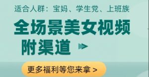 全场景美女视频制作，附渠道，当天变现【揭秘】-理想项目库