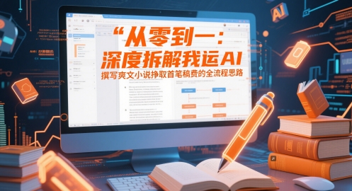 从零到一：深度拆解我运用AI撰写爽文小说挣取首笔稿费的全流程思路-理想项目库
