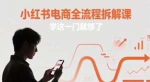 小红书电商全流程拆解课,学这一门就够了-理想项目库