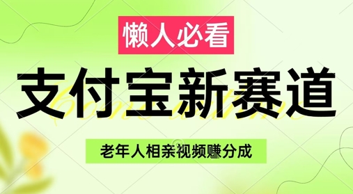 支付宝新赛道，利用老年人相亲视频，挣分成收益，轻松月入过W，操作简单-理想项目库