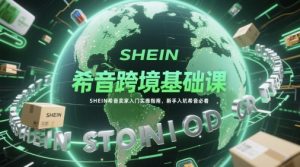 希音跨境基础课，SHEIN希音卖家入门实操指南，新手入坑希音必看-理想项目库