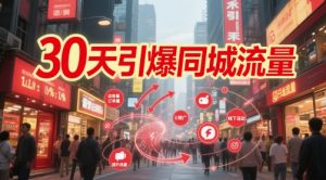 30天引爆同城流量:团购篇 认知篇 流量篇 来客篇 达人篇 老板人设IP篇 投流篇-理想项目库