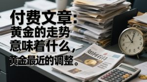付费文章：黄金的走势意味着什么，如何看待黄金最近的调整-理想项目库