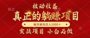 全网首发设计项目，真正实现躺赚，并且每月收益逐月增加，自己做老板-理想项目库
