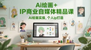 Ai绘画+IP商业自媒体精品课,Ai绘画实操,个人ip打造-理想项目库