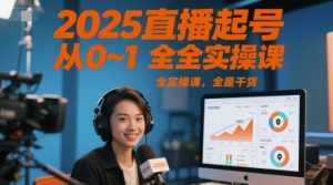 2025直播起号从0~1全实操课，全是干货-理想项目库