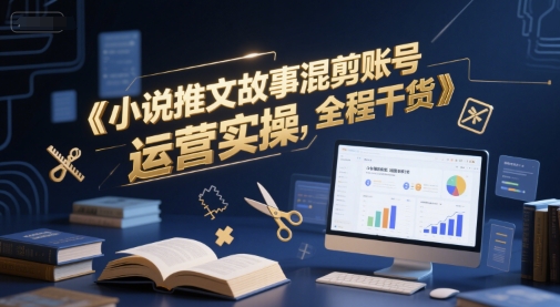 小说推文故事混剪账号运营实操，全程干货-理想项目库