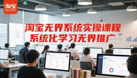 淘宝无界系统实操课程，系统化学习无界推广-理想项目库