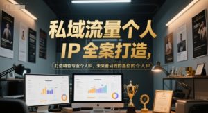 私域流量个人IP全案打造,打造特色专业个人IP,未来最值钱的是你的个人IP-理想项目库