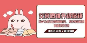 文案思维升级秘籍，5W分析法深度解析，写作底层逻辑重构方法-理想项目库