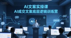 AI文案实操课，AI成交文案底层逻辑训练营-理想项目库