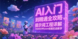 AI入门到精通全攻略，提示词工程详解，StableDiffusion绘画实战教学-理想项目库
