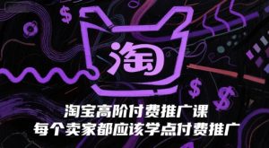 淘宝高阶付费推广课,每个卖家都应该学点付费推广-理想项目库