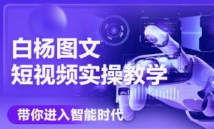 白杨老师·Ai图文短视频实操课(更新6月)-理想项目库
