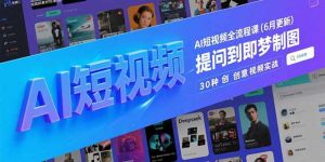 AI短视频全流程课(6月更新-理想项目库