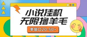 最新小说挂G自撸玩法本人实操单窗口20-50+可矩阵放大操作【揭秘】-理想项目库
