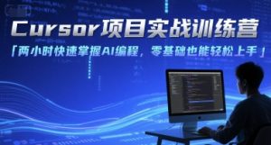 Cursor项目实战训练营，两小时快速掌握AI编程，零基础也能轻松上手-理想项目库