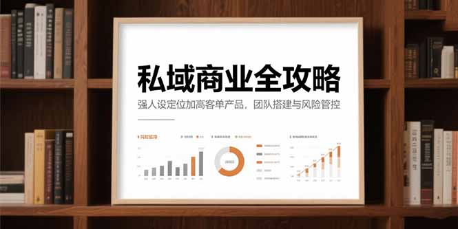 私域商业全攻略，强人设定位加高客单产品，团队搭建与风险管控-理想项目库