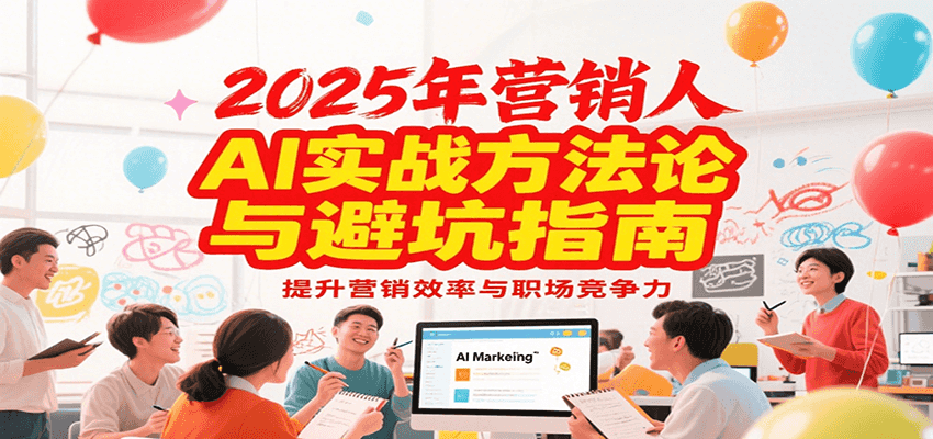 2025年营销实战方法论与避坑指南，利用AI提升营销效率与职场竞争力-理想项目库