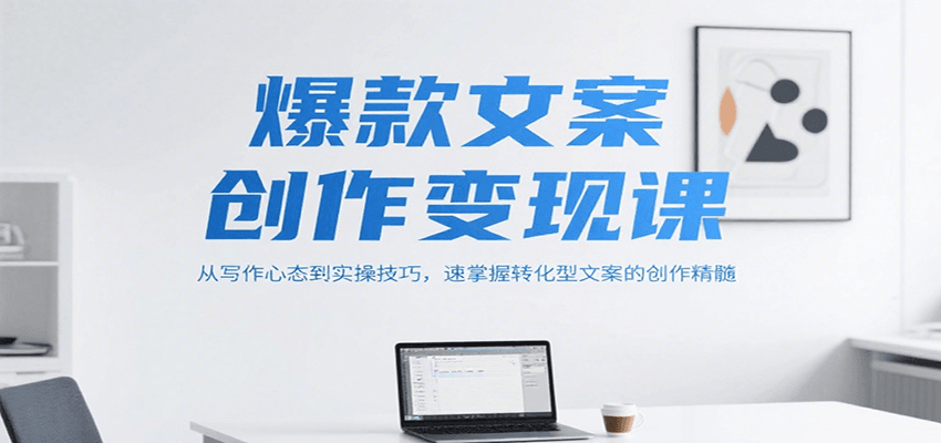 爆款文案创作变现课，从写作心态到实操技巧，速掌握转化型文案的创作精髓-理想项目库