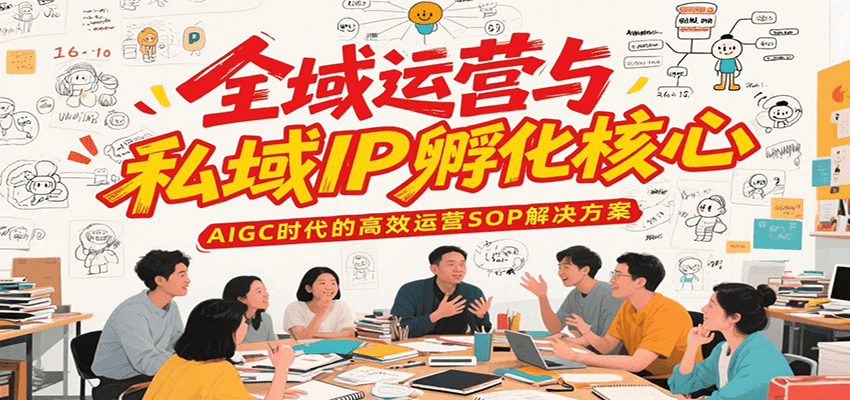 全域运营与私域IP孵化核心，AIGC时代的高效运营SOP解决方案-理想项目库
