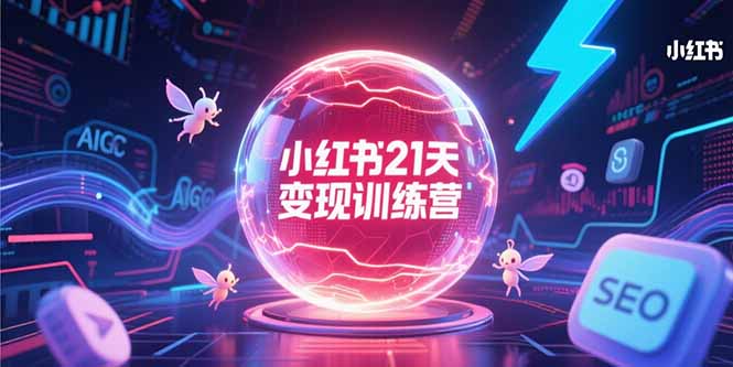 小红书21天变现训练营，AIGC工具高效应用，SEO优化核心技巧-理想项目库
