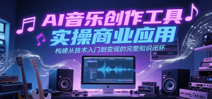 AI音乐创作工具实操商业应用，构建从技术入门到变现的完整知识闭环-理想项目库