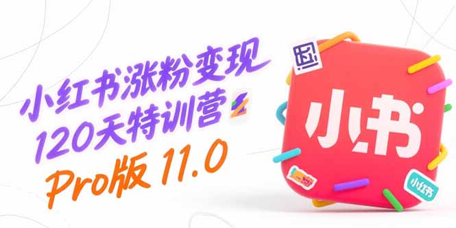 小红书涨粉变现120天特训营Pro版11.0：从0到1掌握平台运营,内容制作和变现-理想项目库